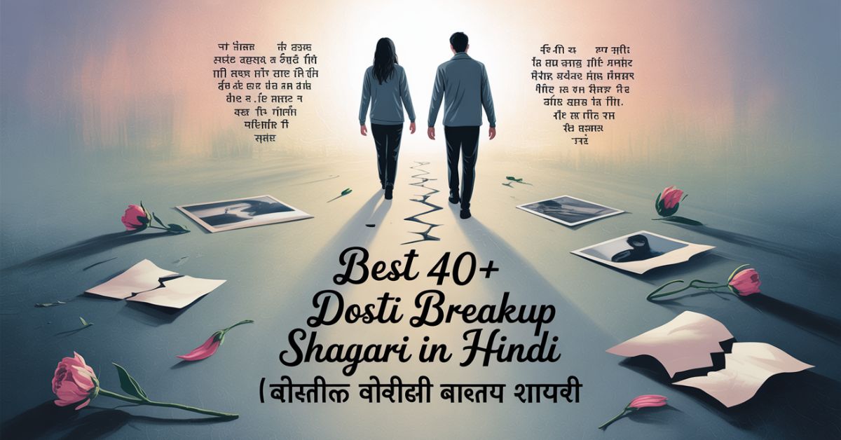 Best 40+ Dosti Breakup Shayari in Hindi | दोस्ती ब्रेकअप शायरी